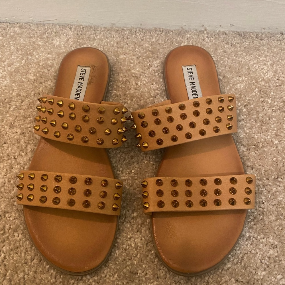 Steve Madden Studded Slides